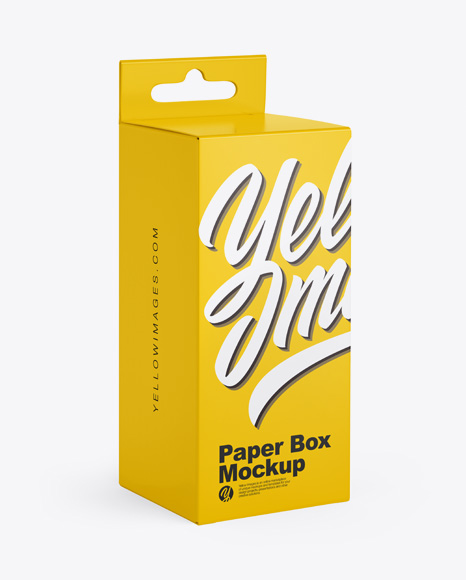 Glossy Box Mockup