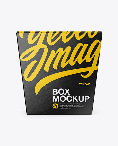 Box Mockup - Front & Top Views