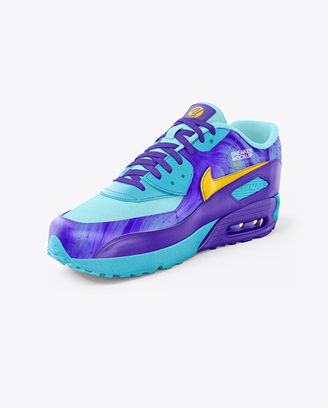 Sneaker Mockup - Half Side View