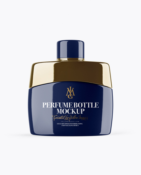 Glossy Perfume Bottle Mockup