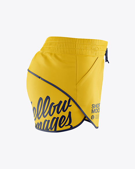Fitness Shorts Mockup - Side View