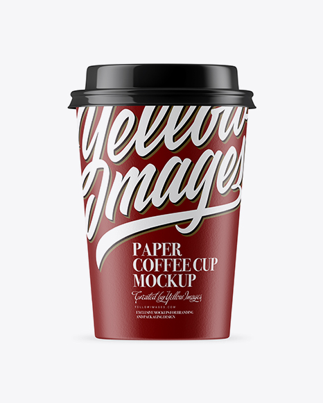 Small Paper Coffee Cup Mockup