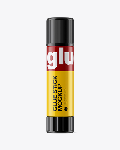 Glossy Glue Stick Mockup