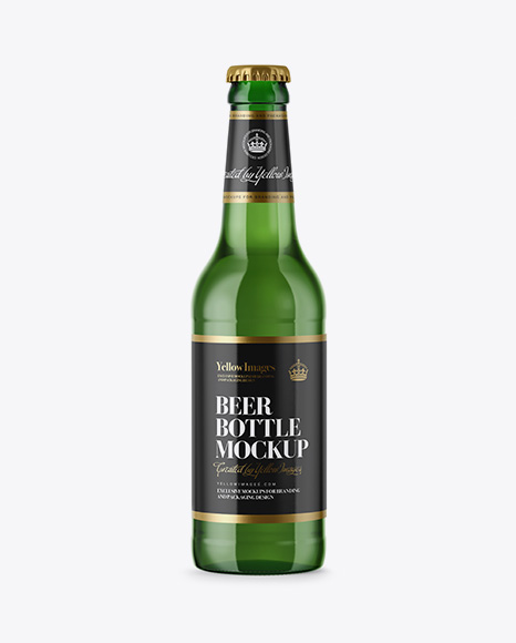 330ml Green Glass Lager Beer Bottle