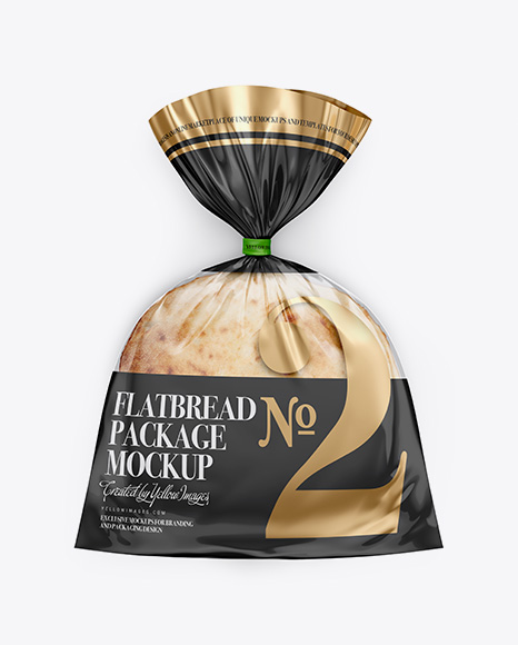 Bag W/ Flatbread Mockup