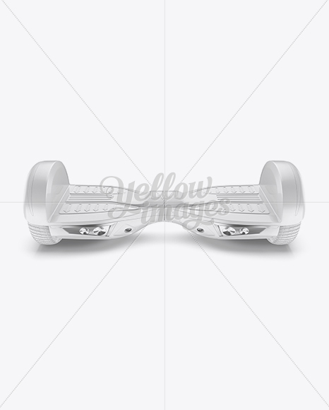 Glossy Hoverboard Mockup - Front View