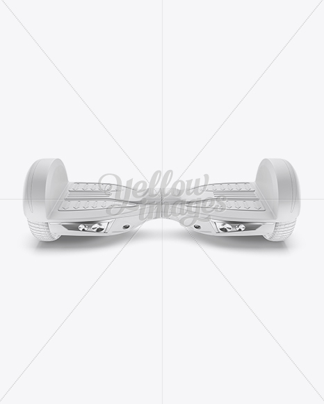 Matte Hoverboard Mockup - Front View