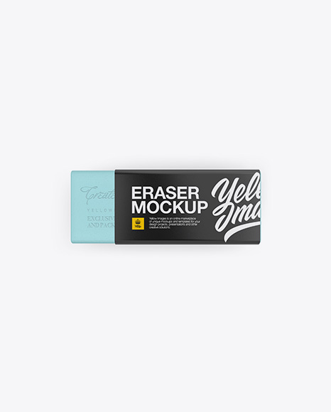 Eraser Mockup - Top View