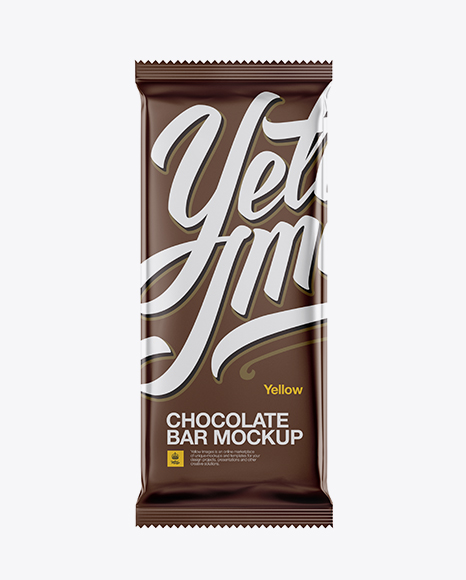 Matte Chocolate Bar Mockup