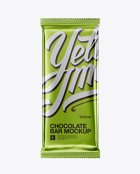 Metallic Chocolate Bar Mockup