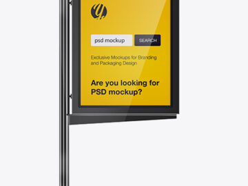 Citylight Poster Mockup - Front View