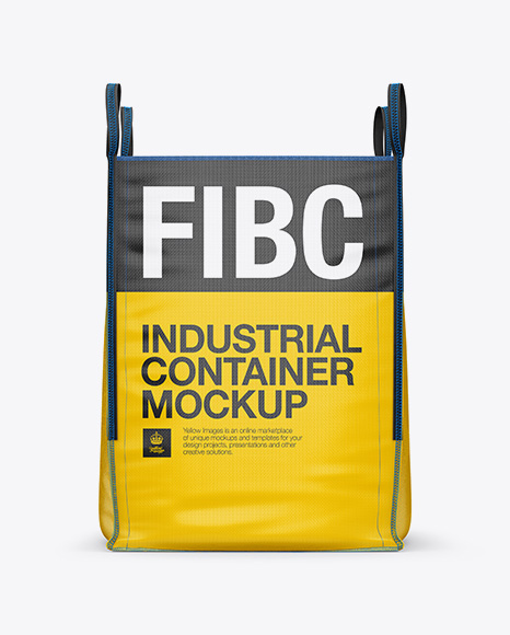 FIBC Big Bag Mockup - Front View