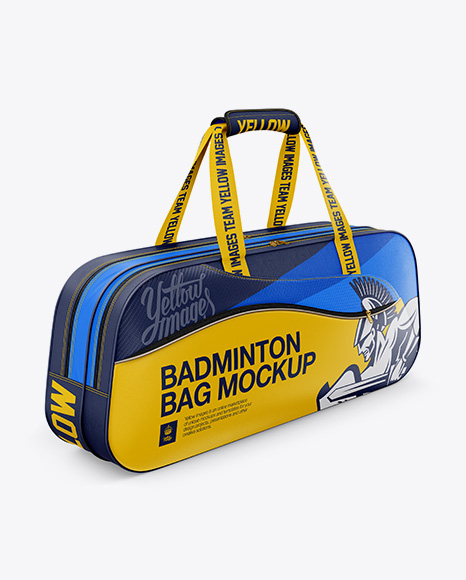 Badminton Bag Mockup - Half-Side View