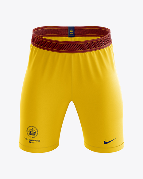 Men’s Soccer Shorts mockup (Front View)