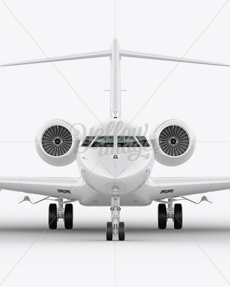 Bombardier Global 5000 - Front View