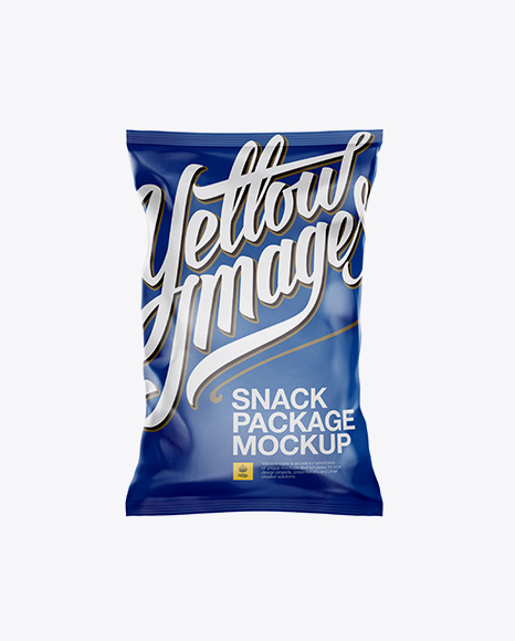 Matte Snack Bag Mockup