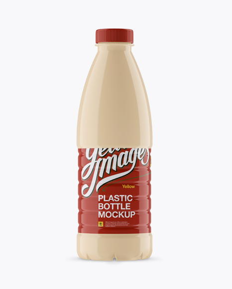 Glossy PET Bottle - Front View