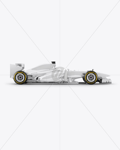 McLaren Formula 1 Mockup - Side view