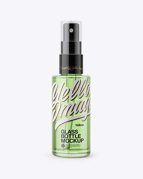 30ml Spray Bottle Mockup - Front View