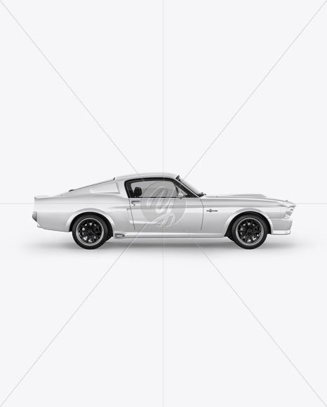 1967 Shelby Mustang GT500 Mockup - Side View