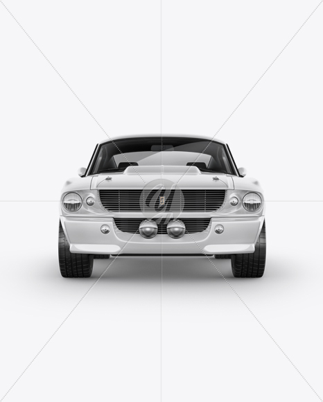 1967 Shelby Mustang GT500 Mockup - Front View