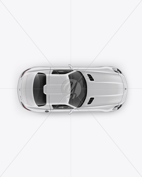 Mercedes-Benz SLS AMG Mockup - Top View