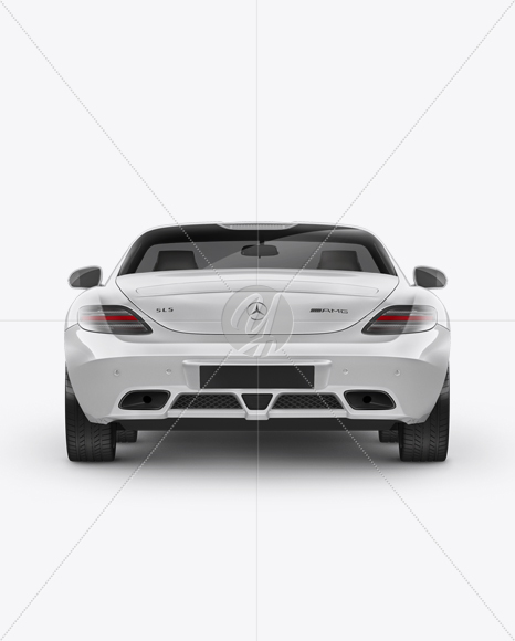 Mercedes-Benz SLS AMG Mockup - Back View