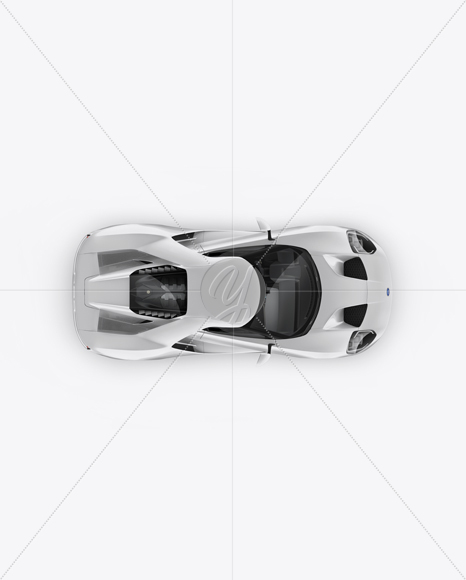 Ford GT II Mockup - Top View