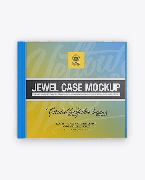 Jewel Case Mockup - Front View