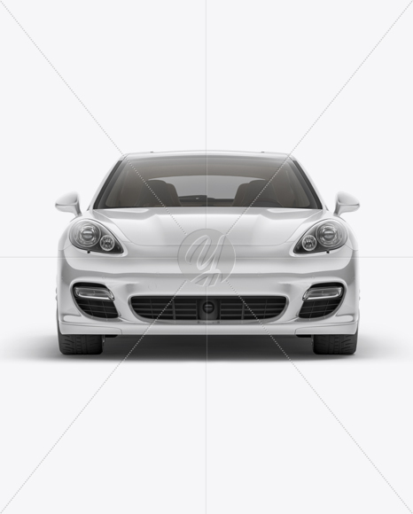 Porsche Panamera Mockup - Front view