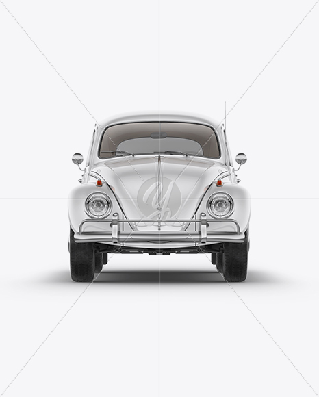 Volkswagen Beetle Mockup - Front View