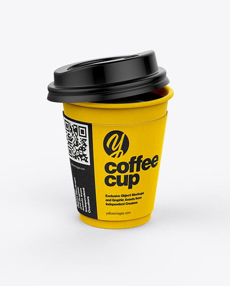 Coffee Cup With Sleeve Mockup