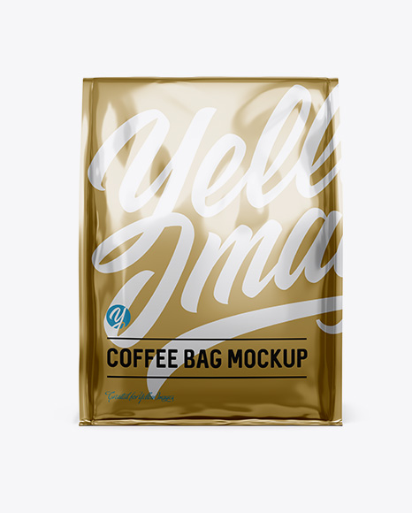 Metallic Coffee Bag - Front View