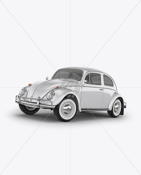 Volkswagen Beetle Mockup - Half Side View