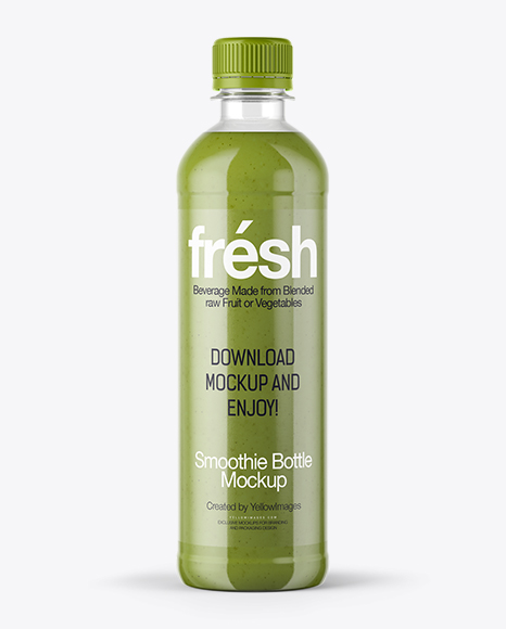 Smoothie Bottle Mockup