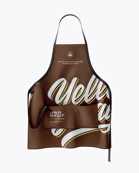 Leather Apron Mockup - Front View