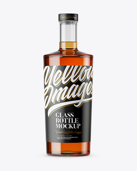700ml Whiskey Bottle Mockup
