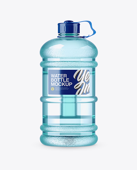 2.2l Gym Water Bottle Mockup