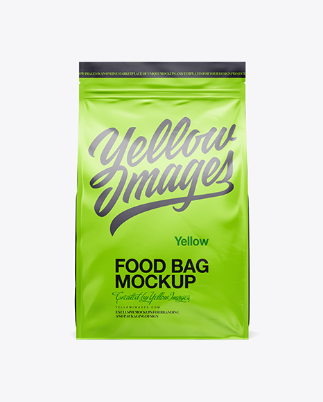11lb Food Bag Mockup - Front View