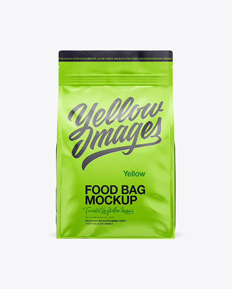 4lb Food Bag Mockup - Front View