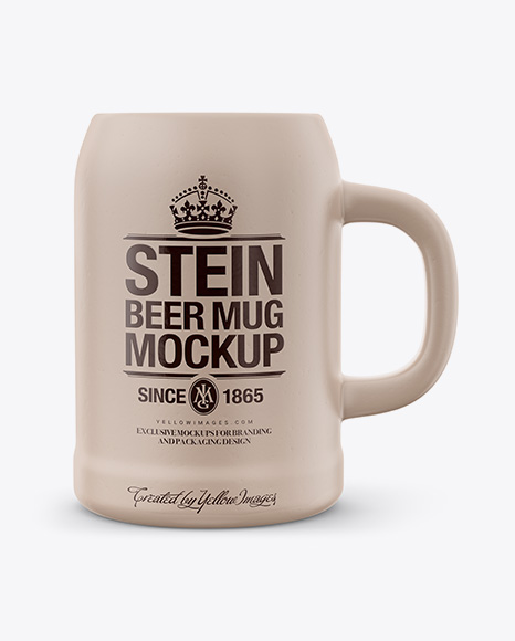 Ceramic Stein Beer Mug Mockup