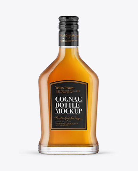 Cognac Bottle Mockup