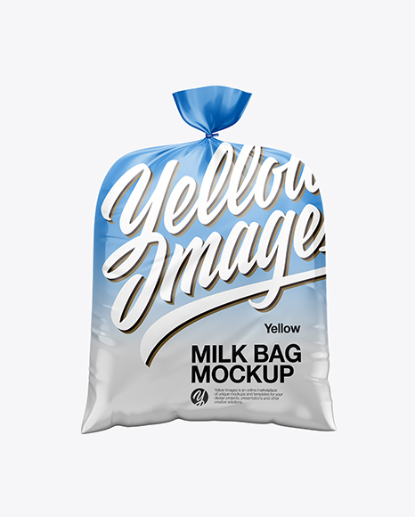 Milk Bag Mockup