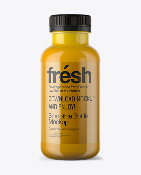 Smoothie Bottle Mockup