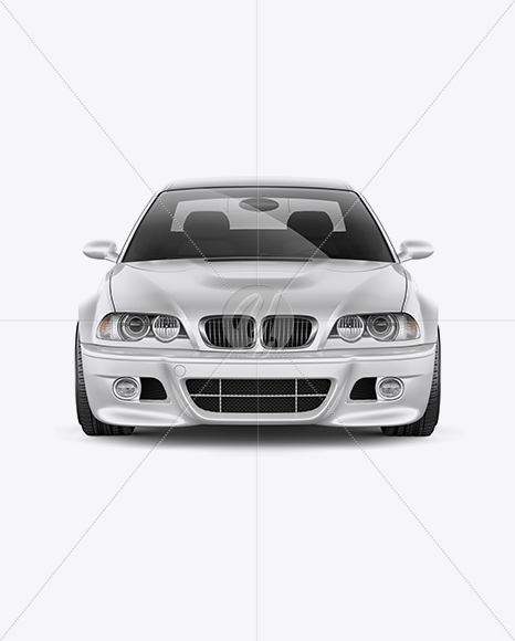 BMW M3 Mockup - Front View