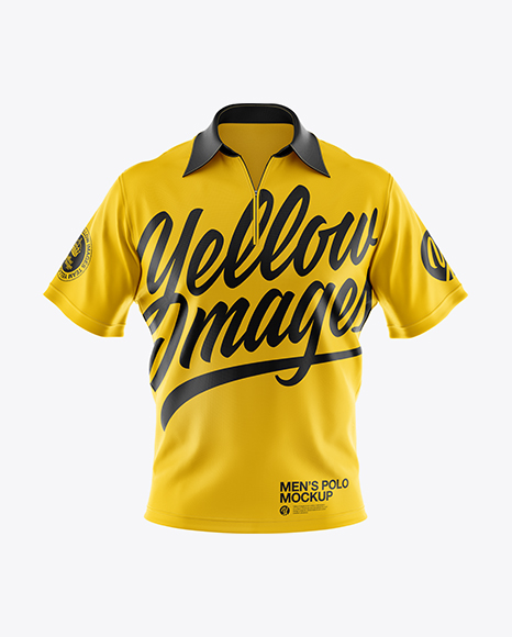 Men's Polo HQ Mockup - Front View