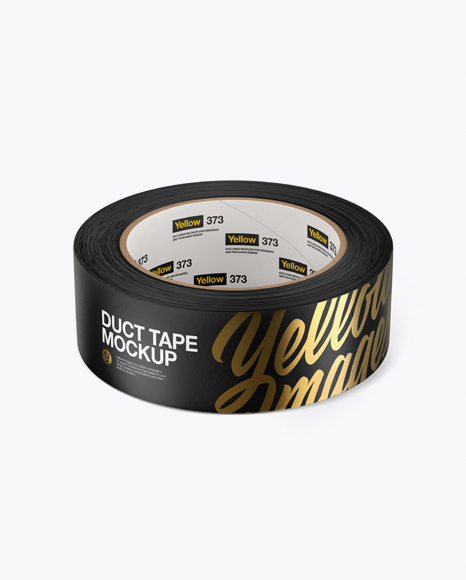 Matte Duct Tape Mockup (High-Angle Shot)