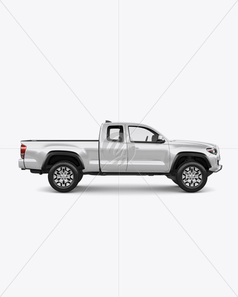 Toyota Tacoma TRD Off-Road 2016 Mockup - Side view