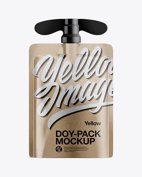 Kraft Doy Pack Mockup