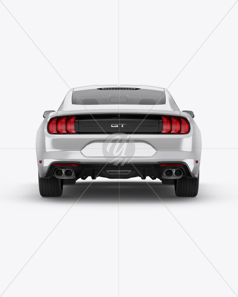 Mustang GT Mockup - Back View